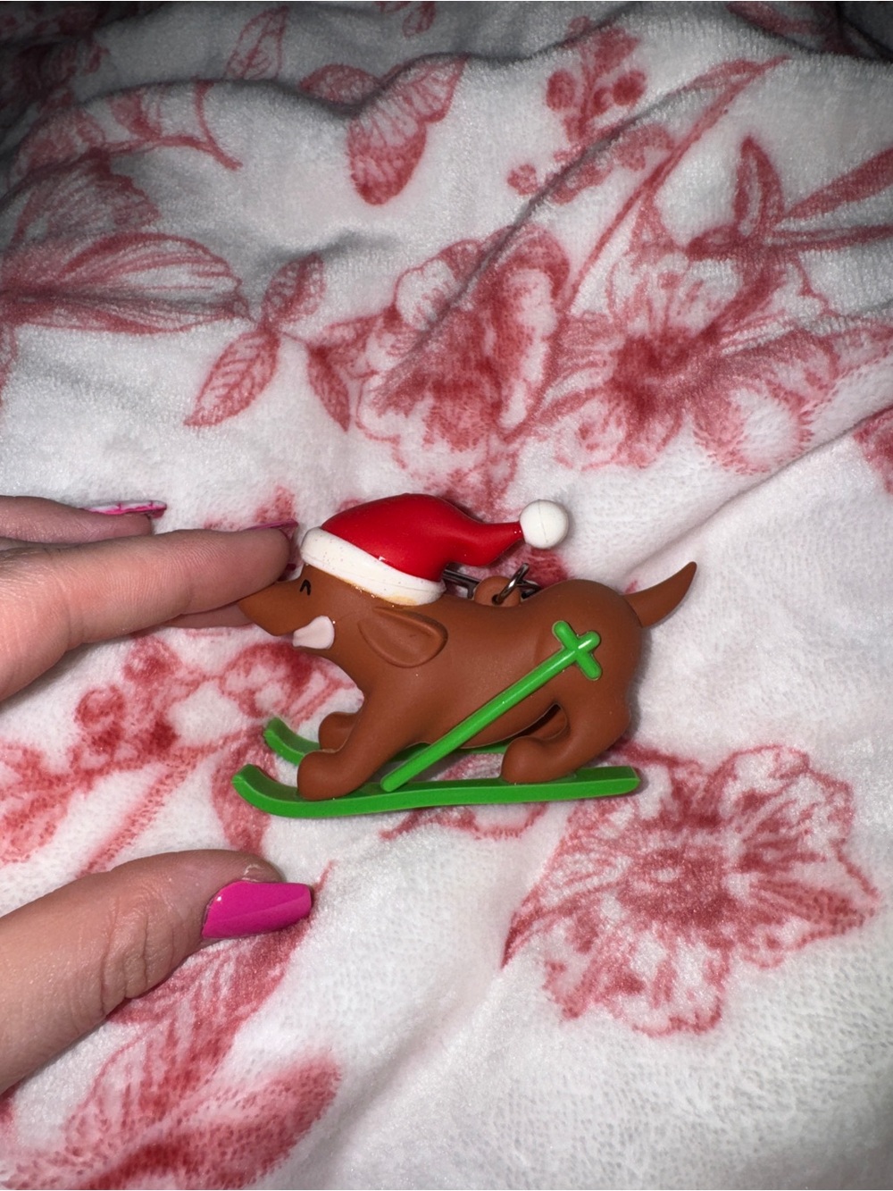 Bath & Body Works Holiday Dachshund Ski Hand Sanitizer Holder